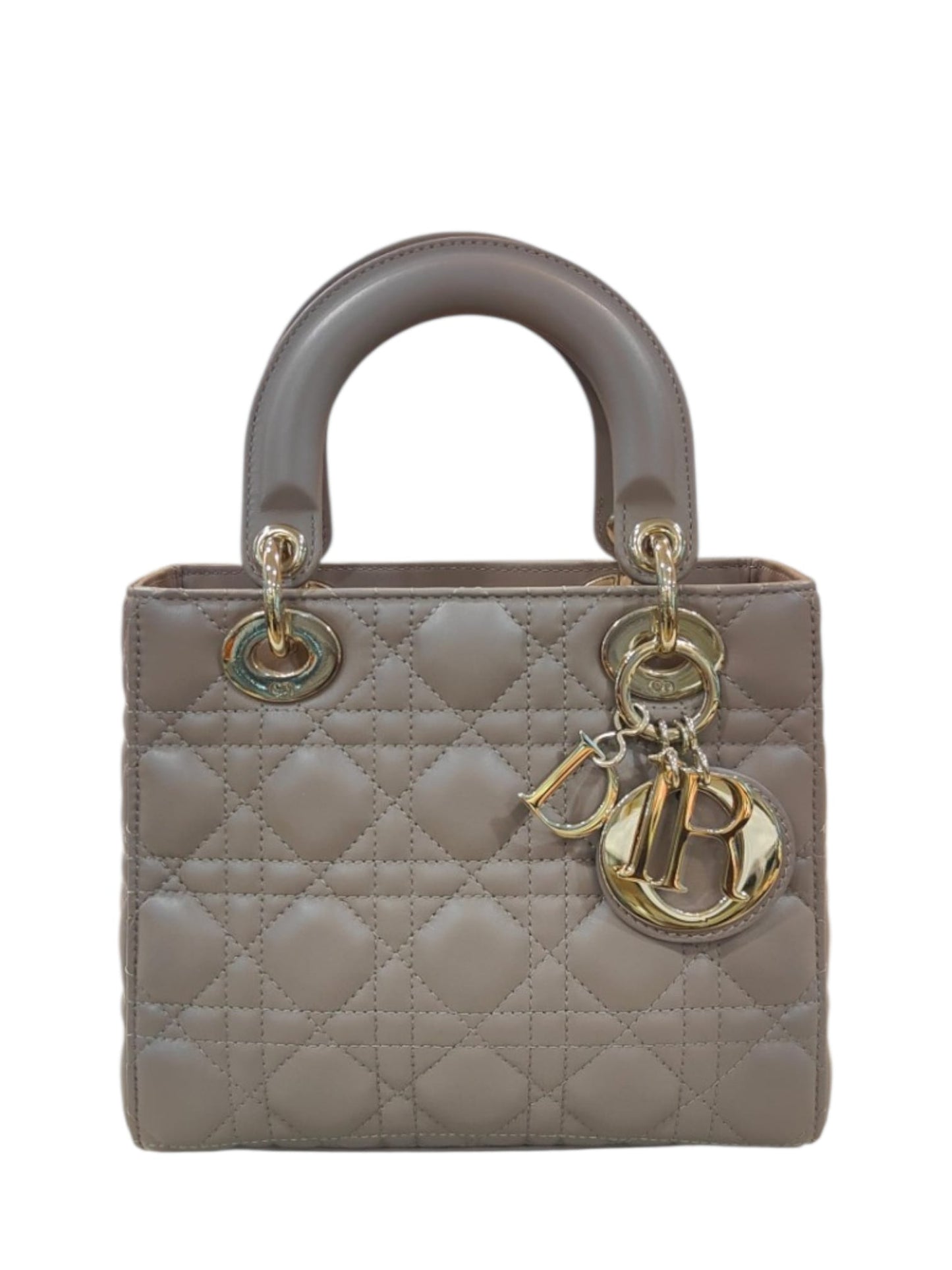 Lady Dior Small Beige Lambskin LGHW