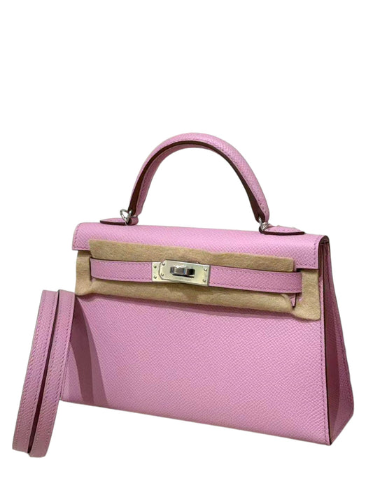 Hermes Kelly Sellier 20 Mauve Sylvester Epsom PHW