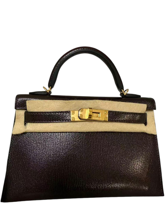 Hermes Kelly Sellier 20 Rouge Sellier Chamkila GHW