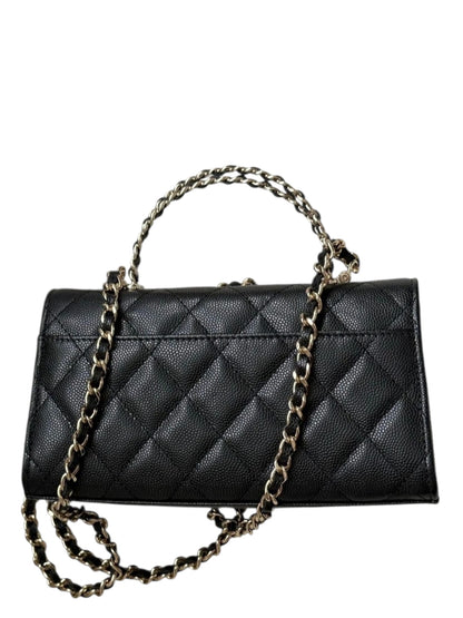 Chanel Kelly Black Caviar LGHW