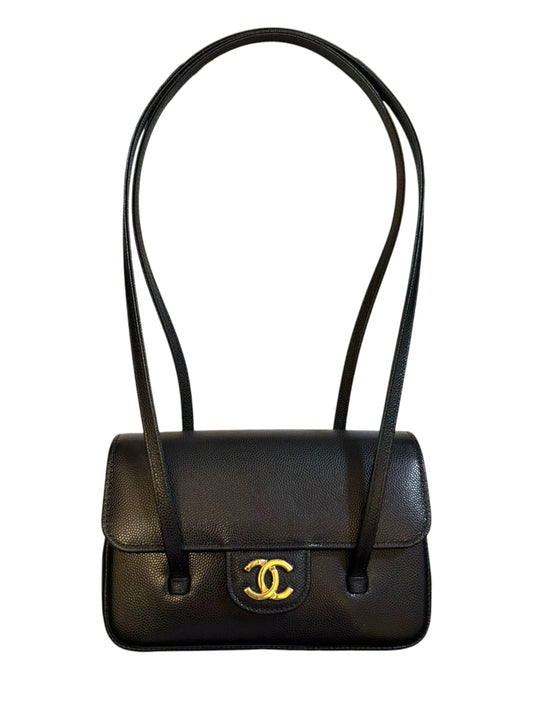 Chanel Preppy Coco Mini Black Caviar AGHW