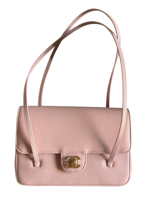 Chanel Preppy Small Light Pink Caviar AGHW
