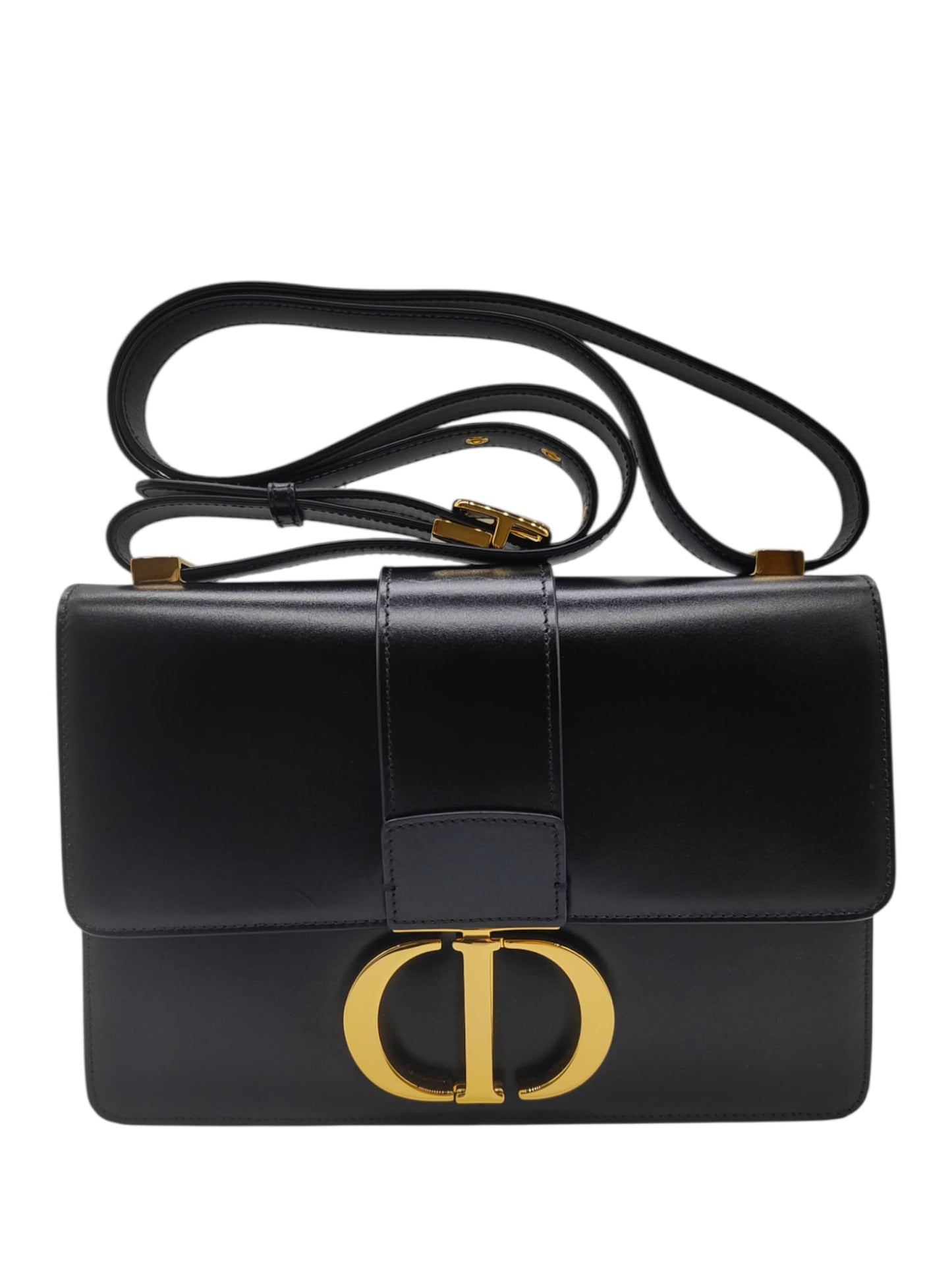 Dior 30 Montaigne Bag Black Box Calfskin GHW