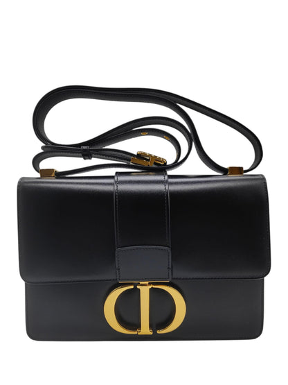 Dior 30 Montaigne Bag Black Box Calfskin GHW