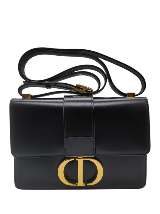 Dior 30 Montaigne Bag Black Box Calfskin GHW