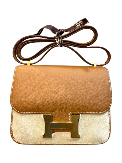 Hermes Constance 18 Gold Epsom GHW