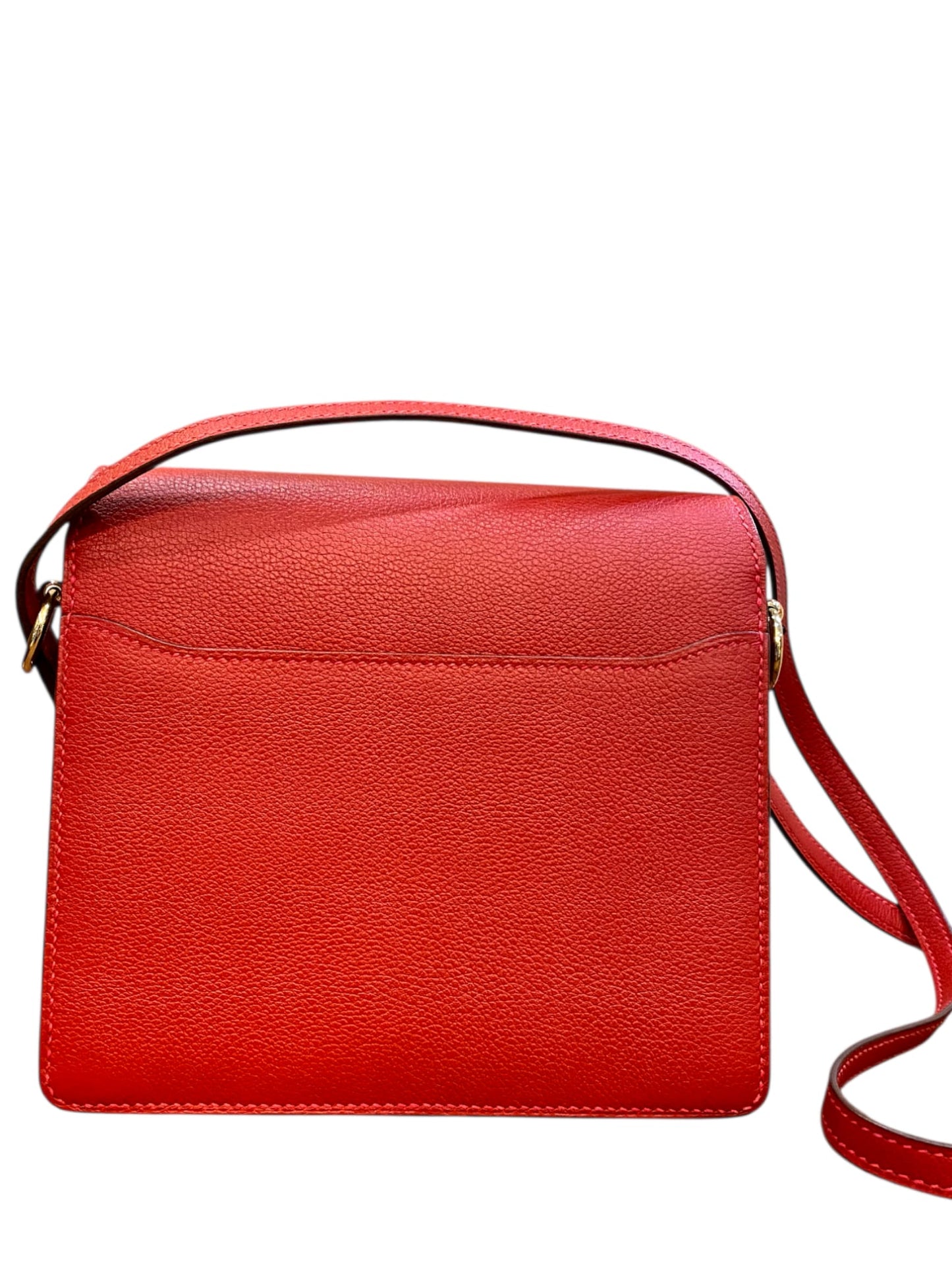 Hermes Roulis Mini Rouge Casaque Evercolor GHW