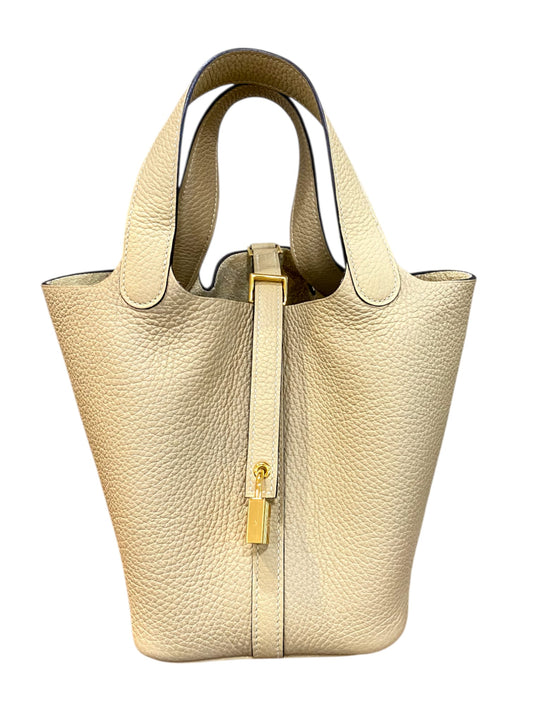 Hermes Picotin 18 Trench Clemence GHW