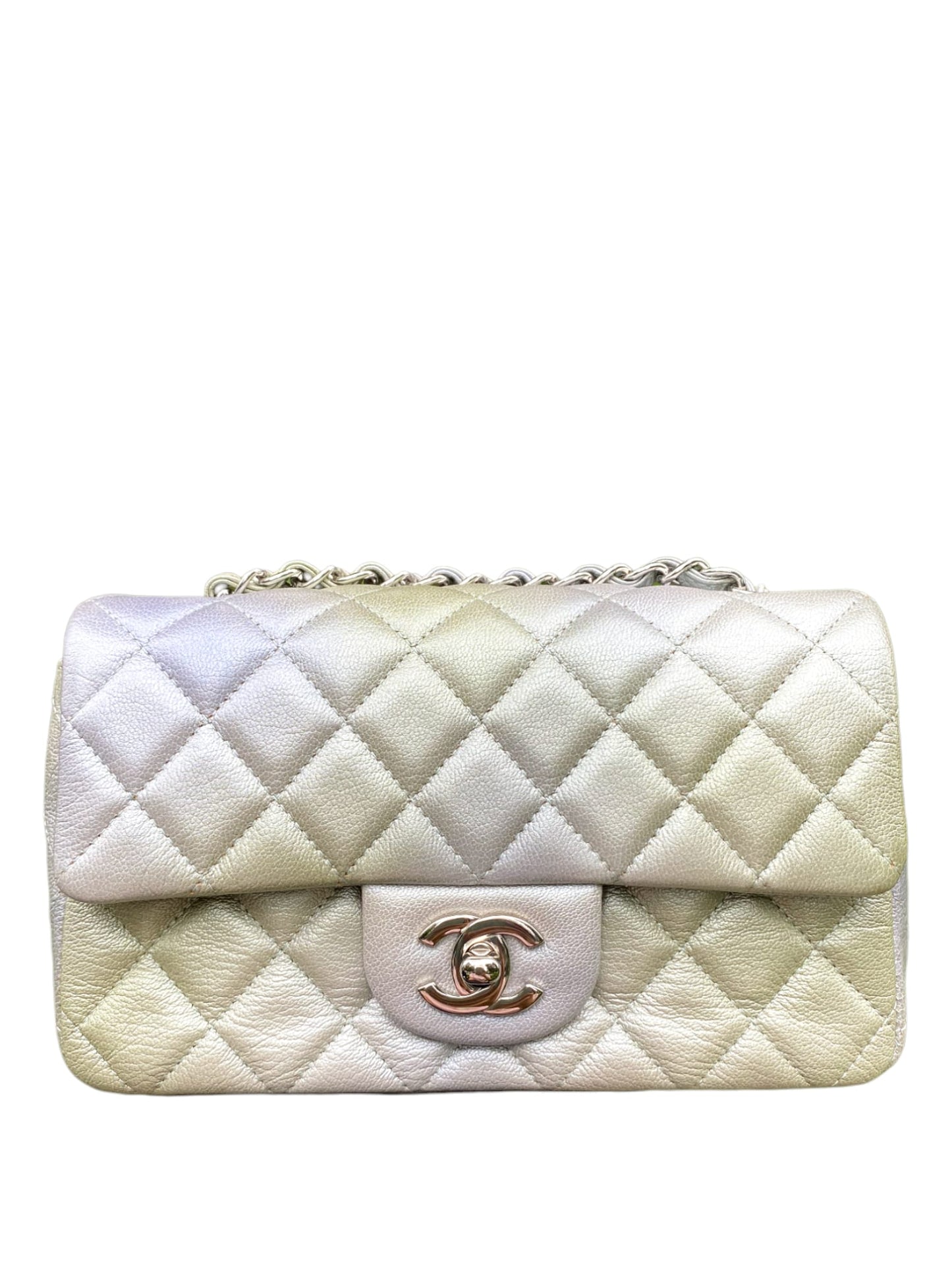Chanel Rectangular Mini Ombre Goatskin SHW