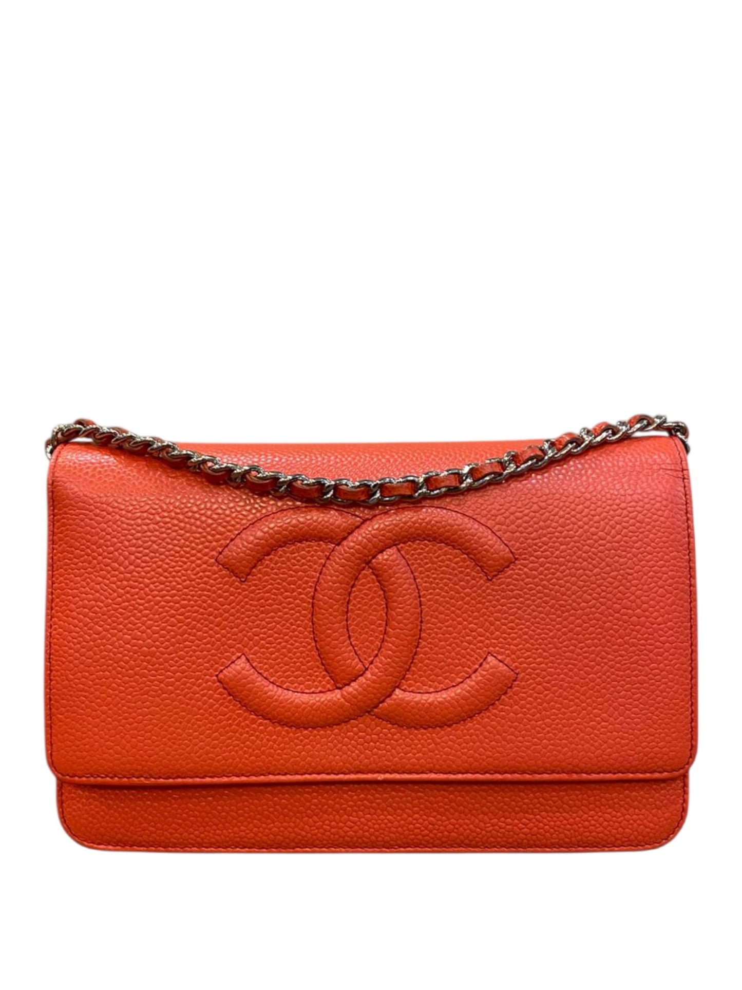 Chanel Wallet On Chain Red Caviar SHW