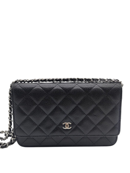 Chanel Woc Black Caviar SHW