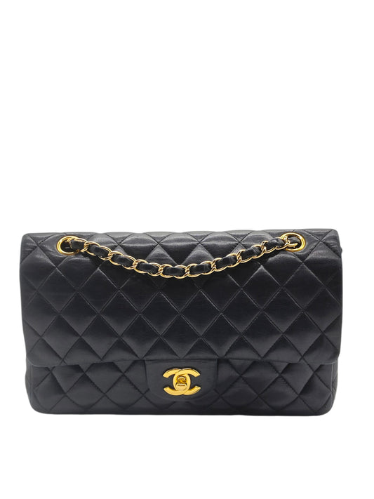Chanel Classic Medium Black Lambskin GHW