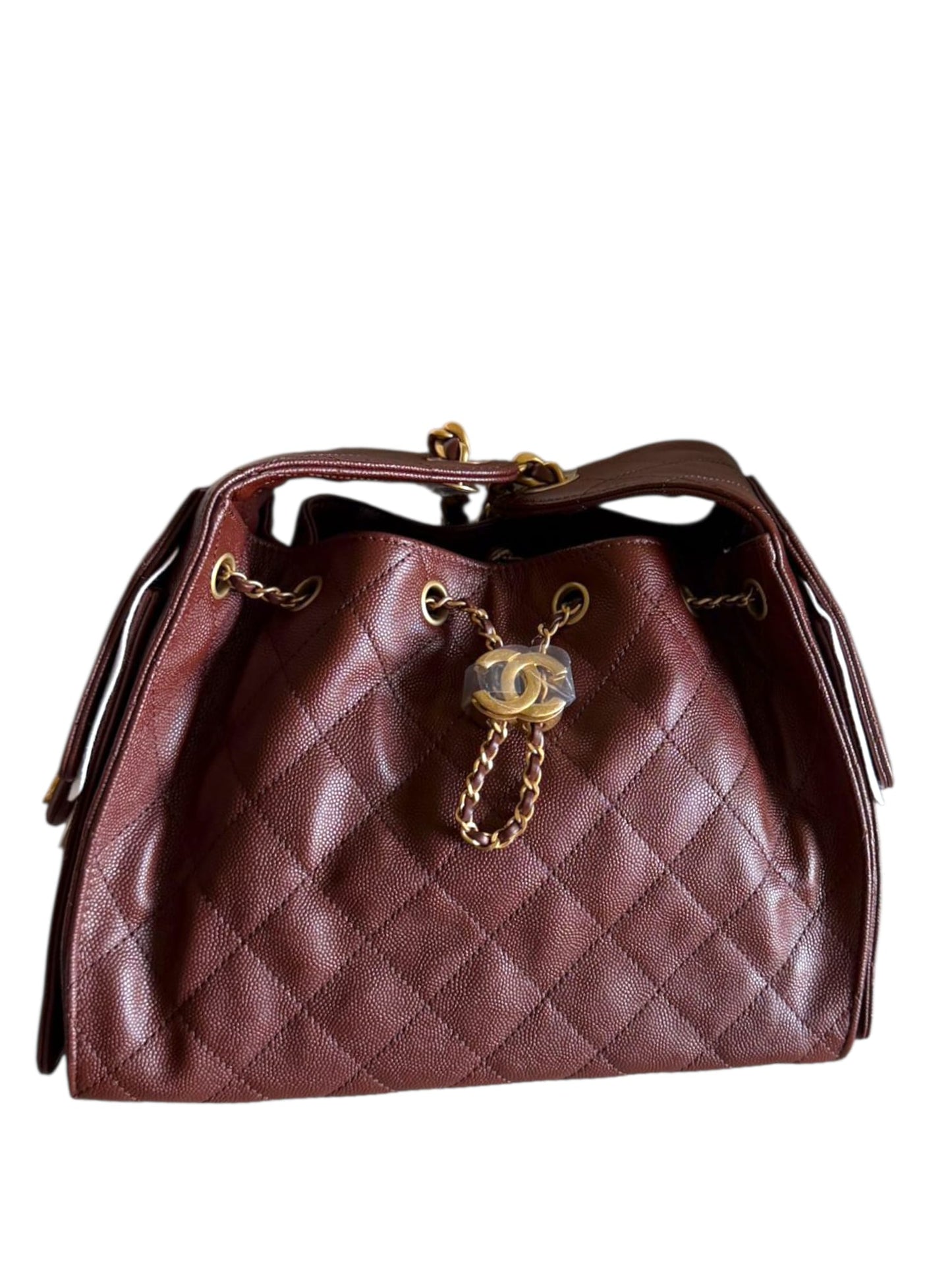 Chanel Hobo 25 Small Brown Caviar AGHW