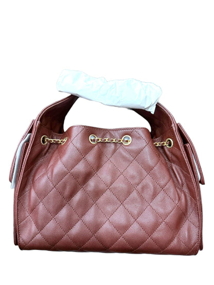 Chanel Hobo 25 Small Brown Caviar AGHW