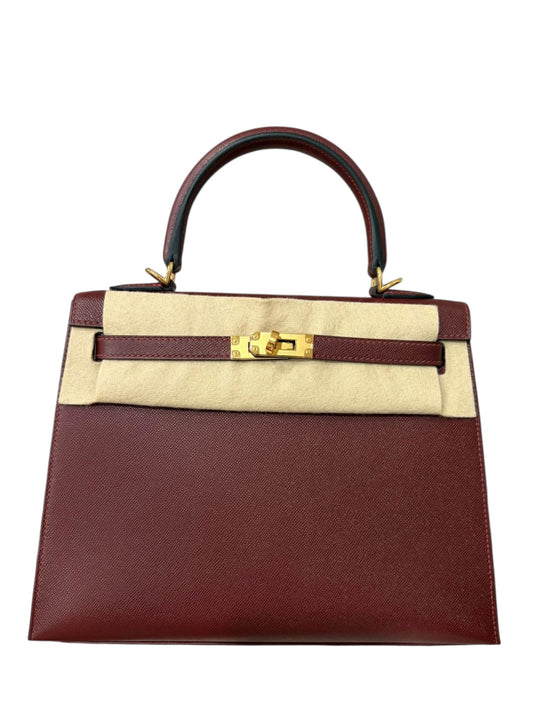 Hermes Kelly Sellier 25 Rouge H Madame GHW