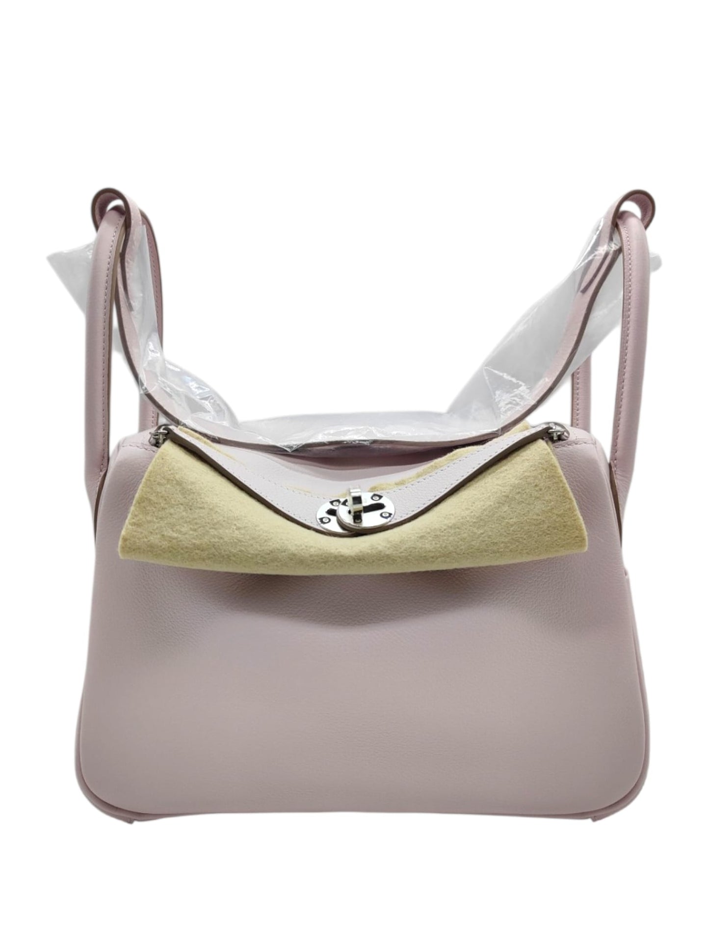 Hermes Lindy 26 Mauve Pale Evercolor PHW