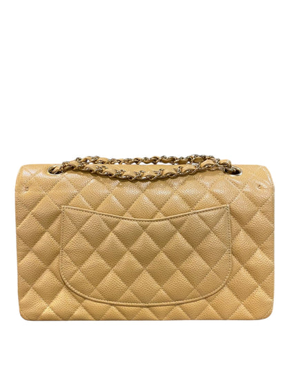 Chanel Classic Vintage Medium Beige Caviar GHW