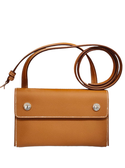 Hermes Snap Wallet Gold Epsom PHW