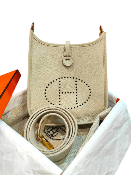 Hermes Evelyne TPM Mini Beton Clemence GHW