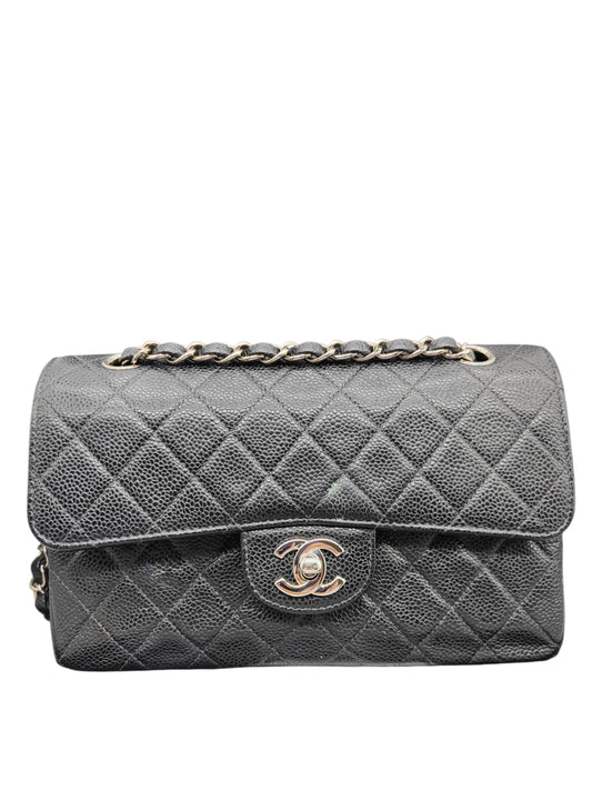 Chanel Classic Vintage Small Black Caviar SHW