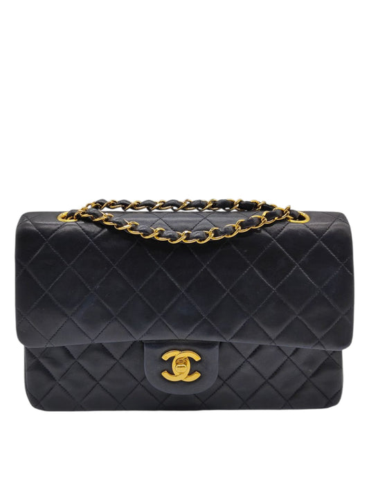 Chanel Classic Vintage Small Black Lambskin GHW