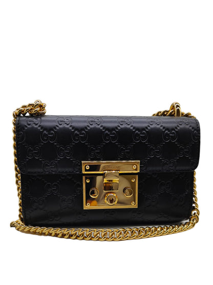 Gucci Padlock Small Black GHW