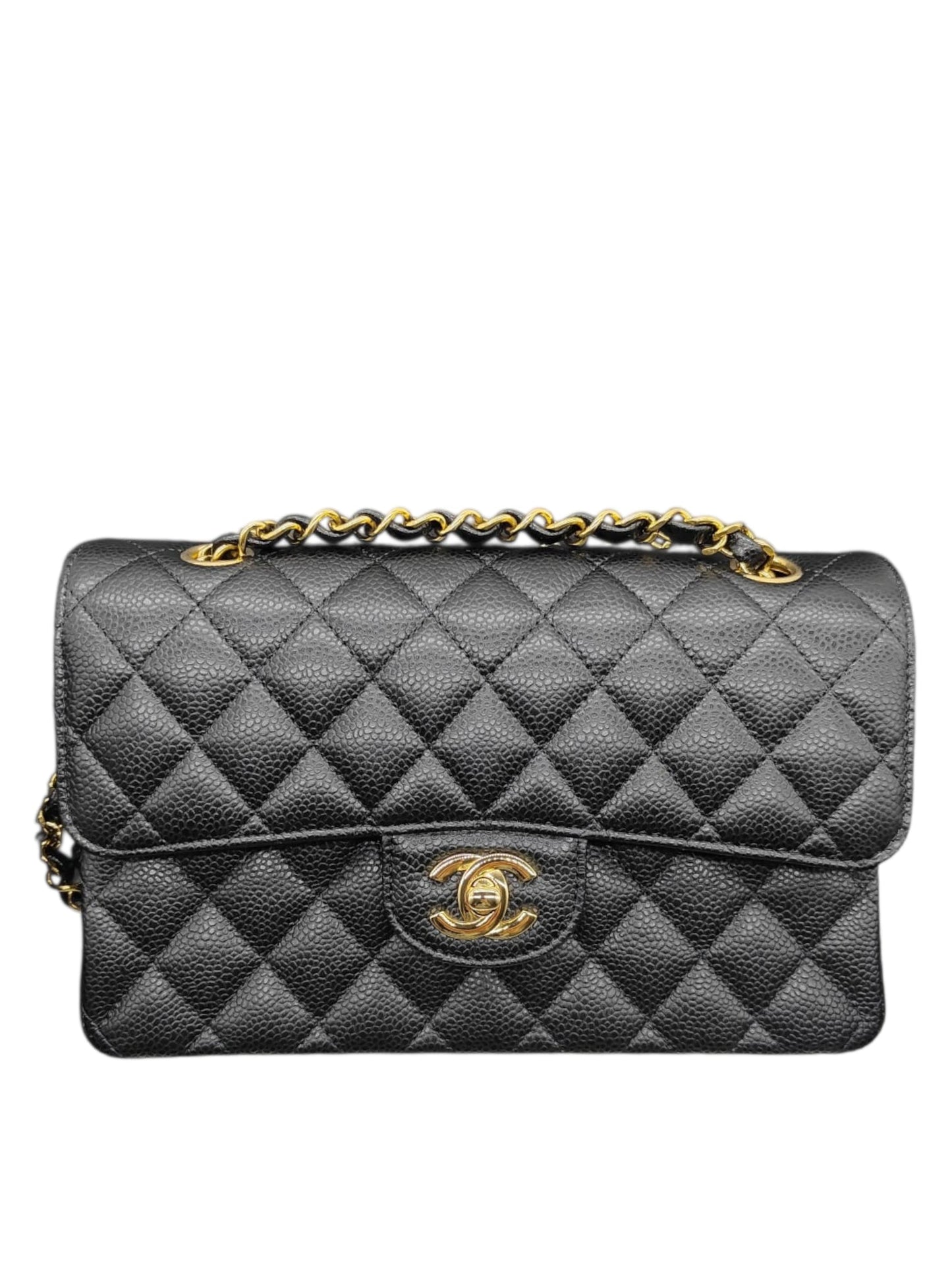 Chanel Classic Small Black Caviar GHW