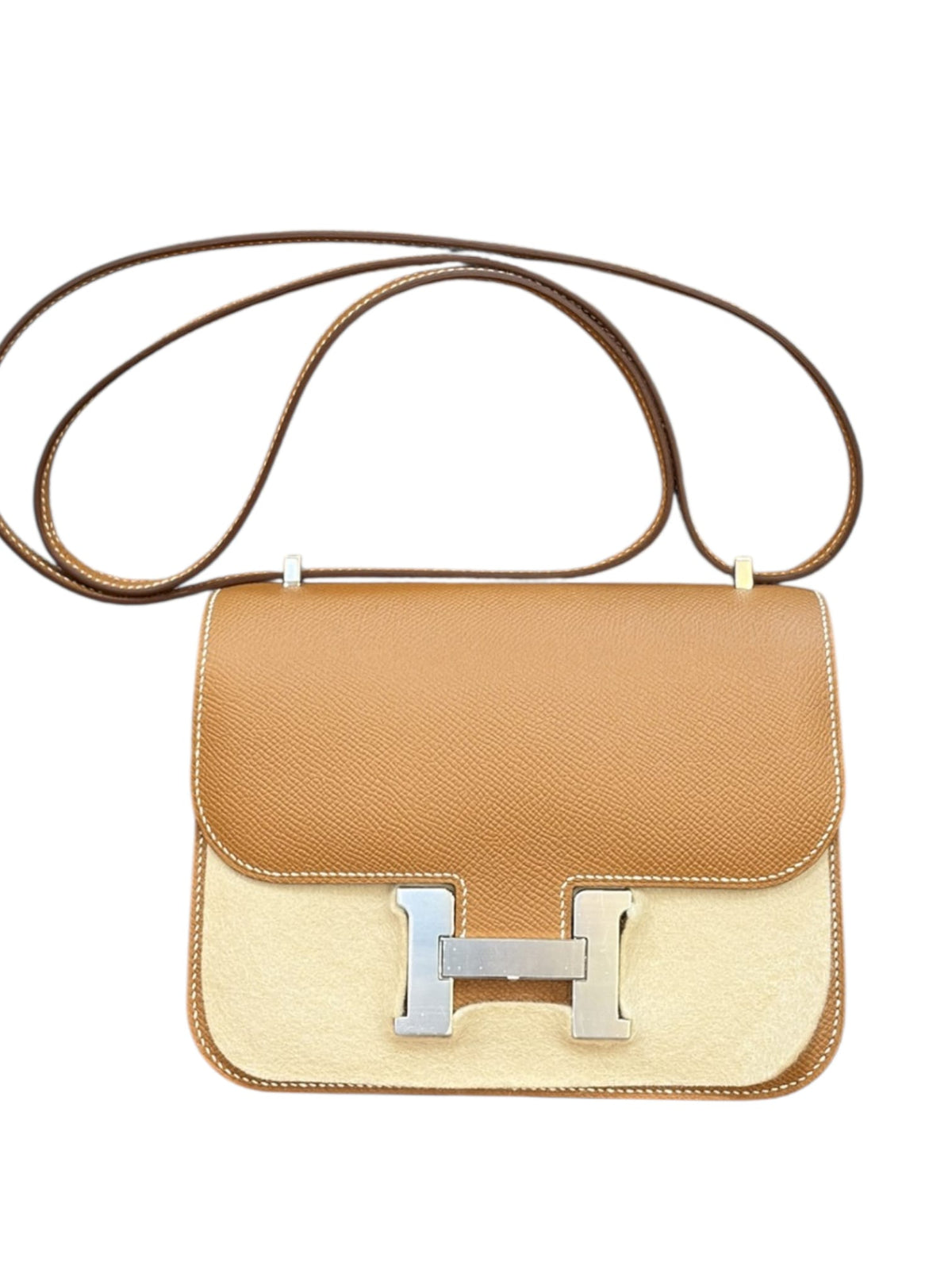 Hermes Constance 18 Gold Epsom PHW