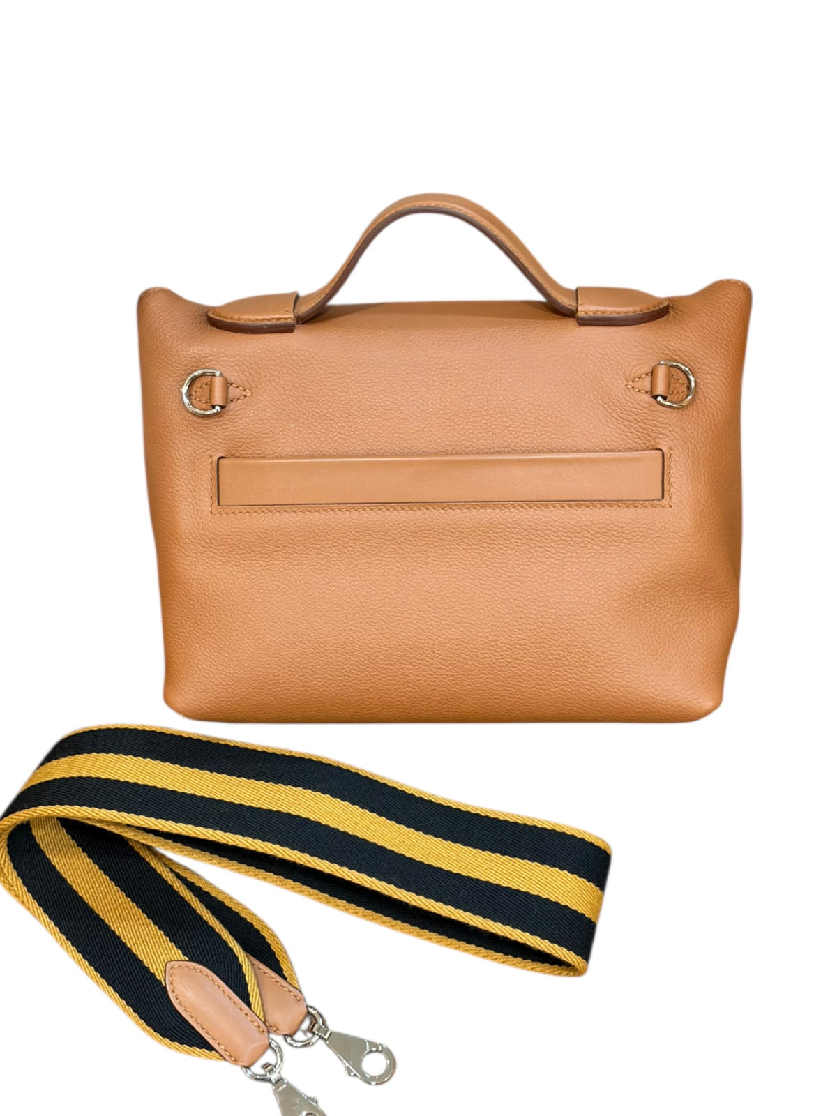 Hermes Herbag Mini 2424 Gold Evercolor PHW