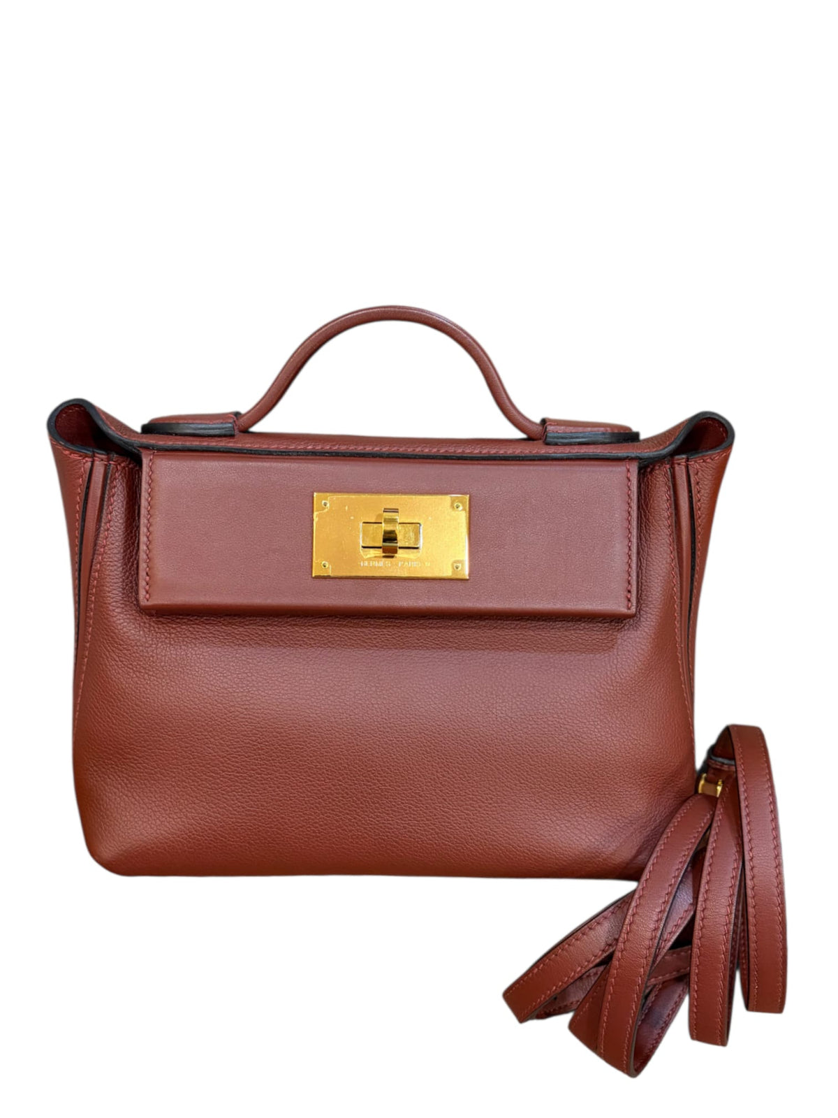 Hermes 2424 Mini Rouge H Evercolor GHW
