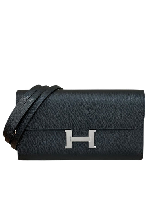 Hermes Constance To Go Noir Epsom PHW