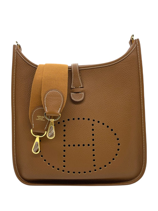 Hermes Evelyne PM 29 Gold Clemence GHW