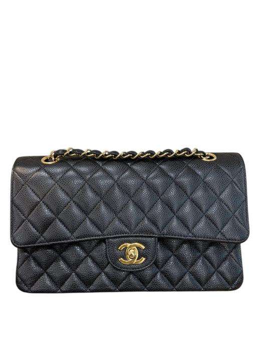 Chanel Classic Medium Black Caviar GHW