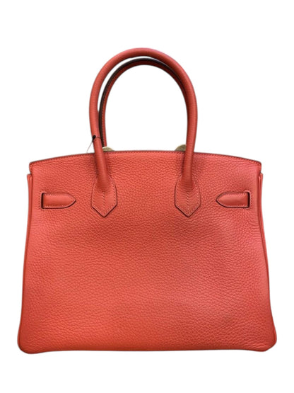 Hermes Birkin Retourne 30 Rose Jaipur Togo GHW
