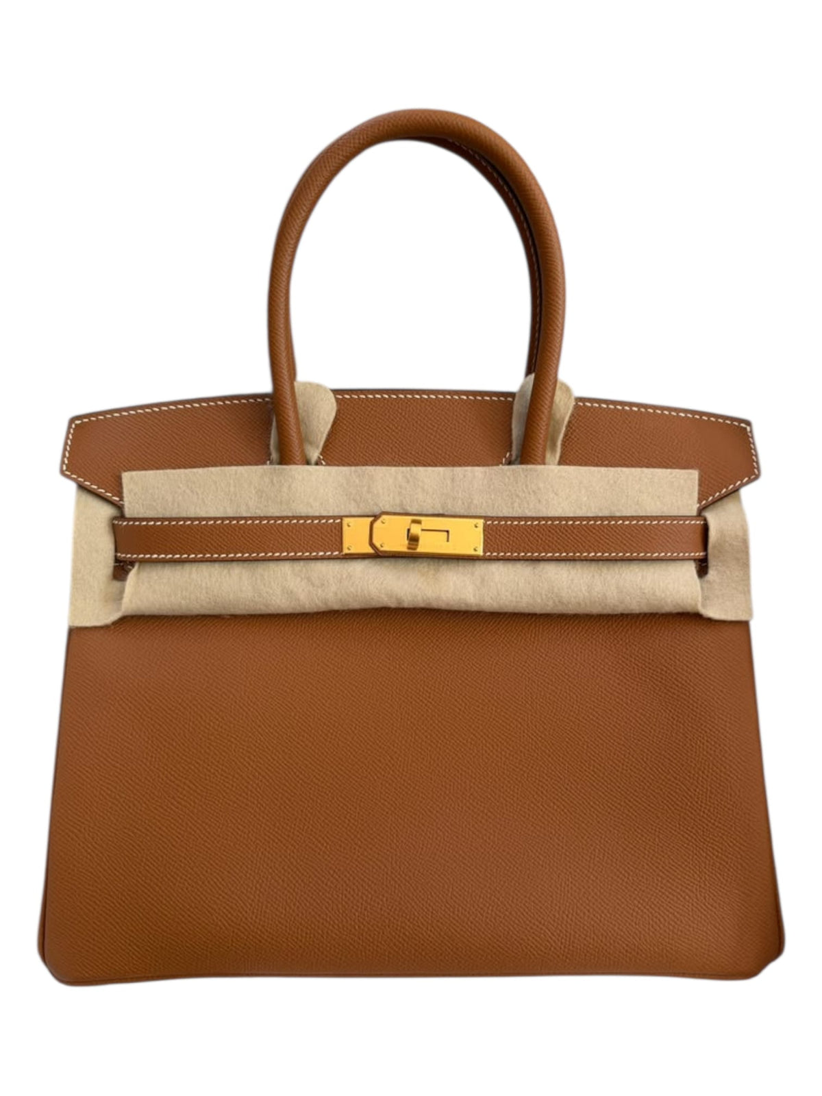 Hermes Birkin Retourne 30 Gold Epsom GHW