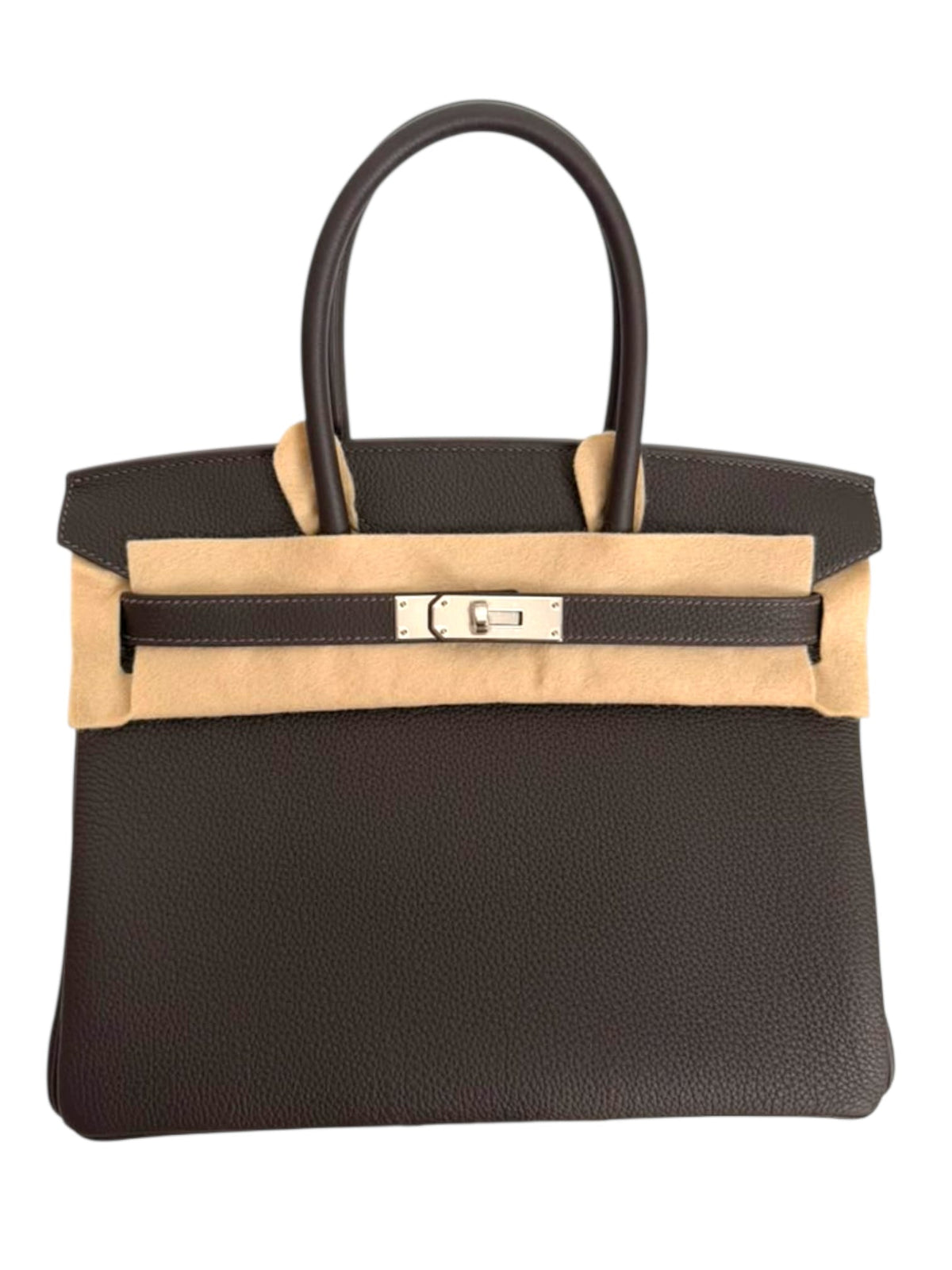 Hermes Birkin Retourne 30 Bai Brun Togo PHW