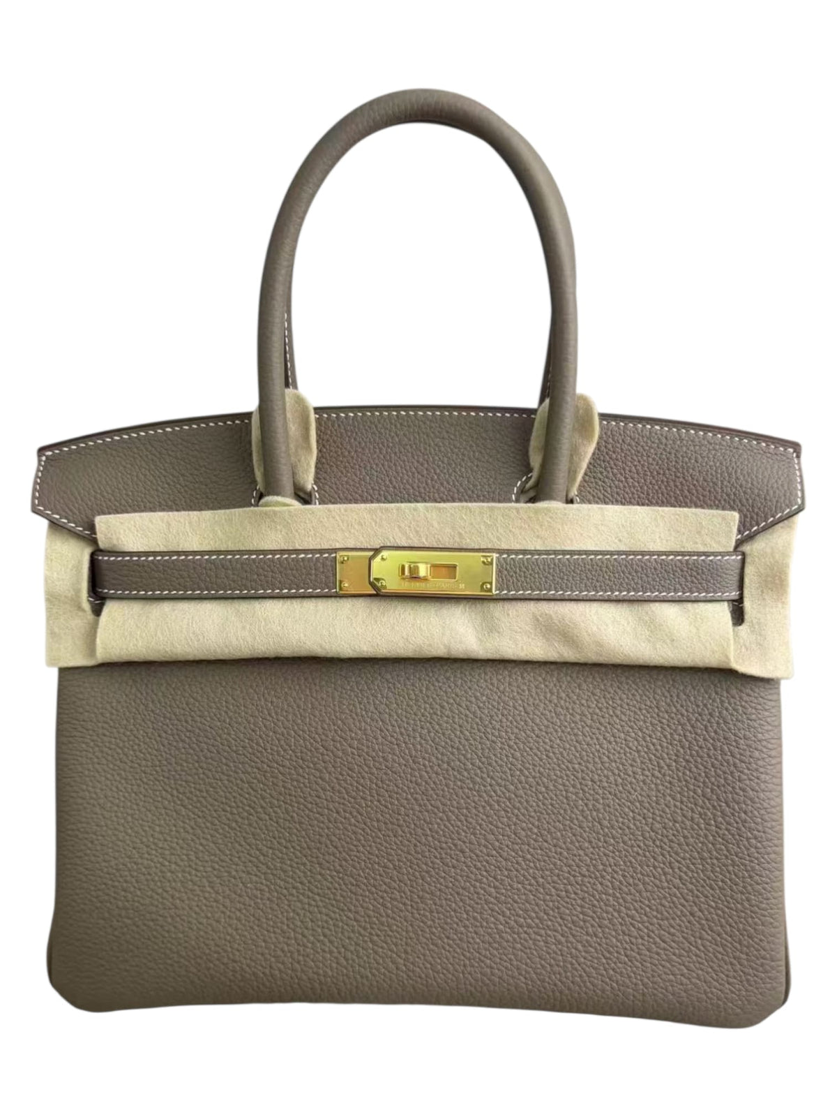 Hermes Birkin Retourne 30 Etoupe Togo GHW