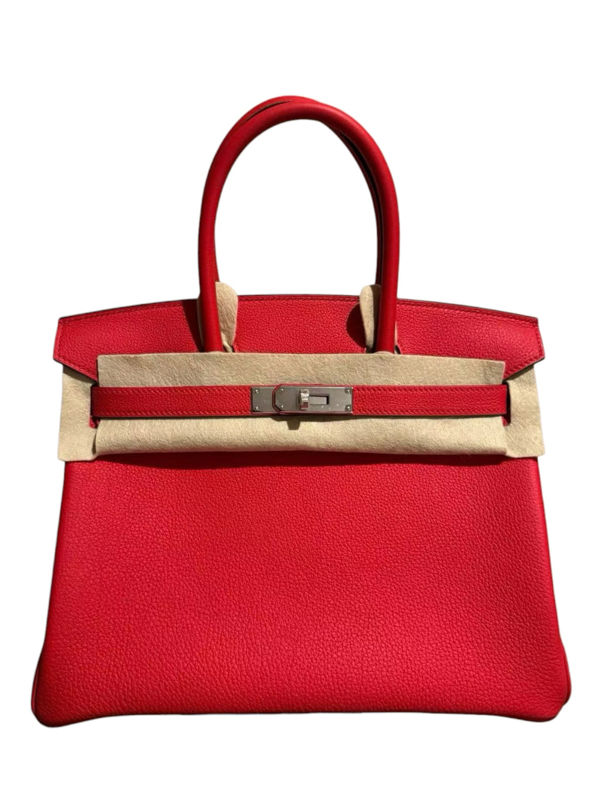 Hermes Birkin Retourne 30 Rouge De Coeur Togo PHW