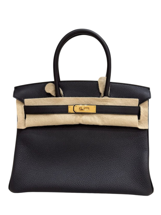 Hermes Birkin Retourne 30 Noir Togo GHW