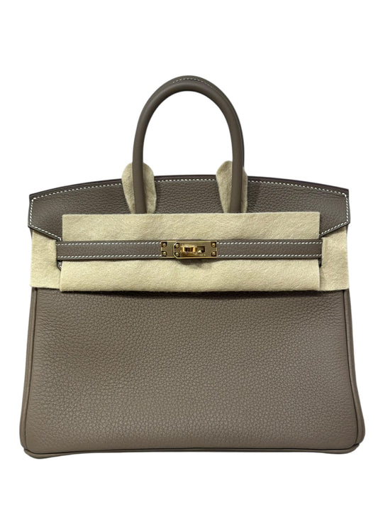 Hermes Birkin Retourne 25 Etoupe Togo GHW