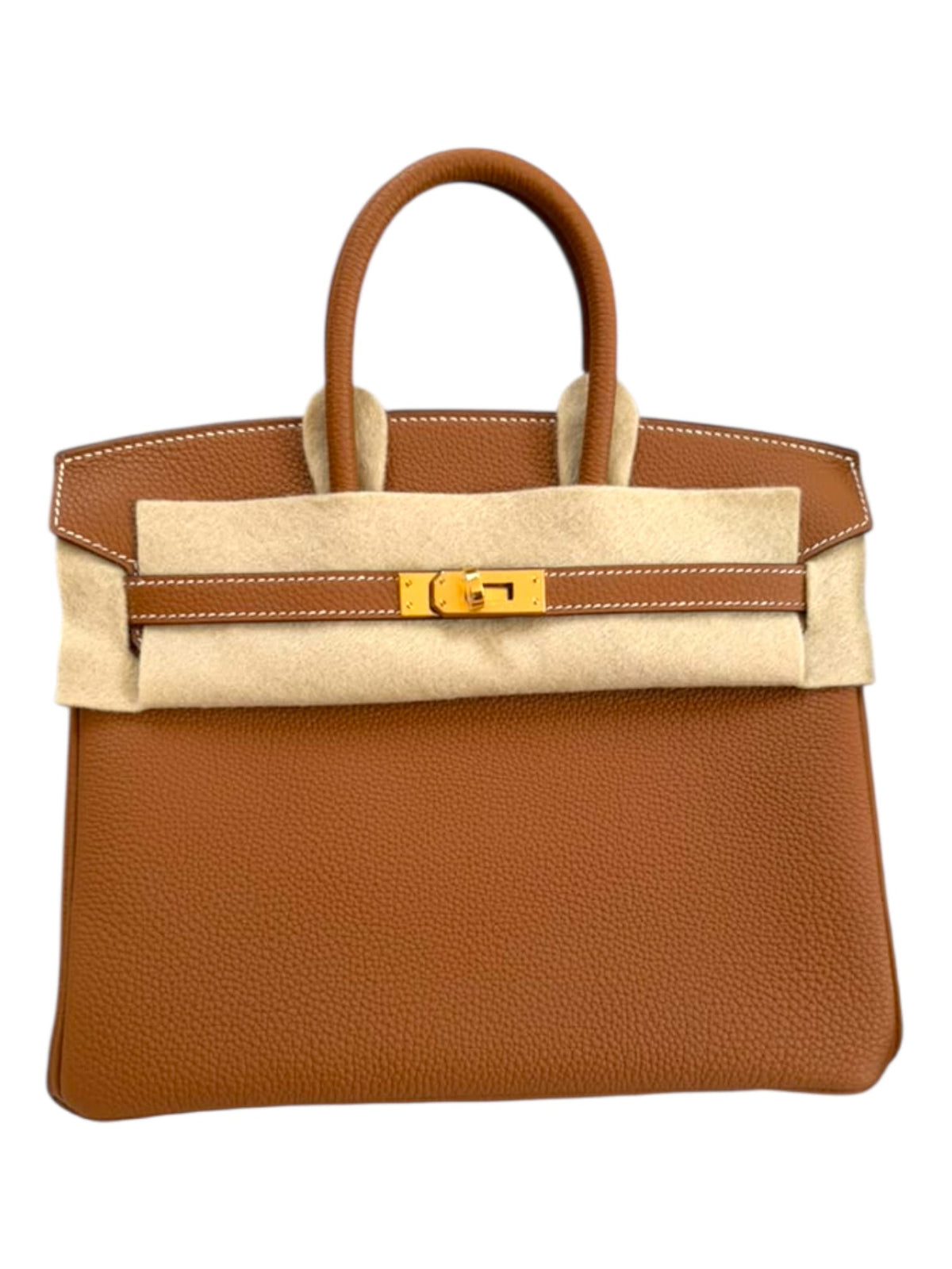 Hermes Birkin Retourne 25 Gold Togo GHW