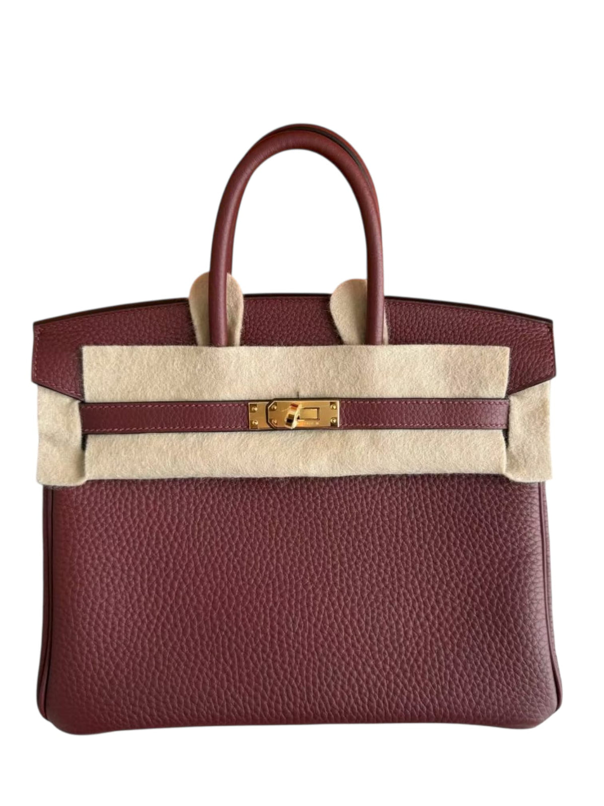 Hermes Birkin Retourne 25 Rouge H Togo GHW