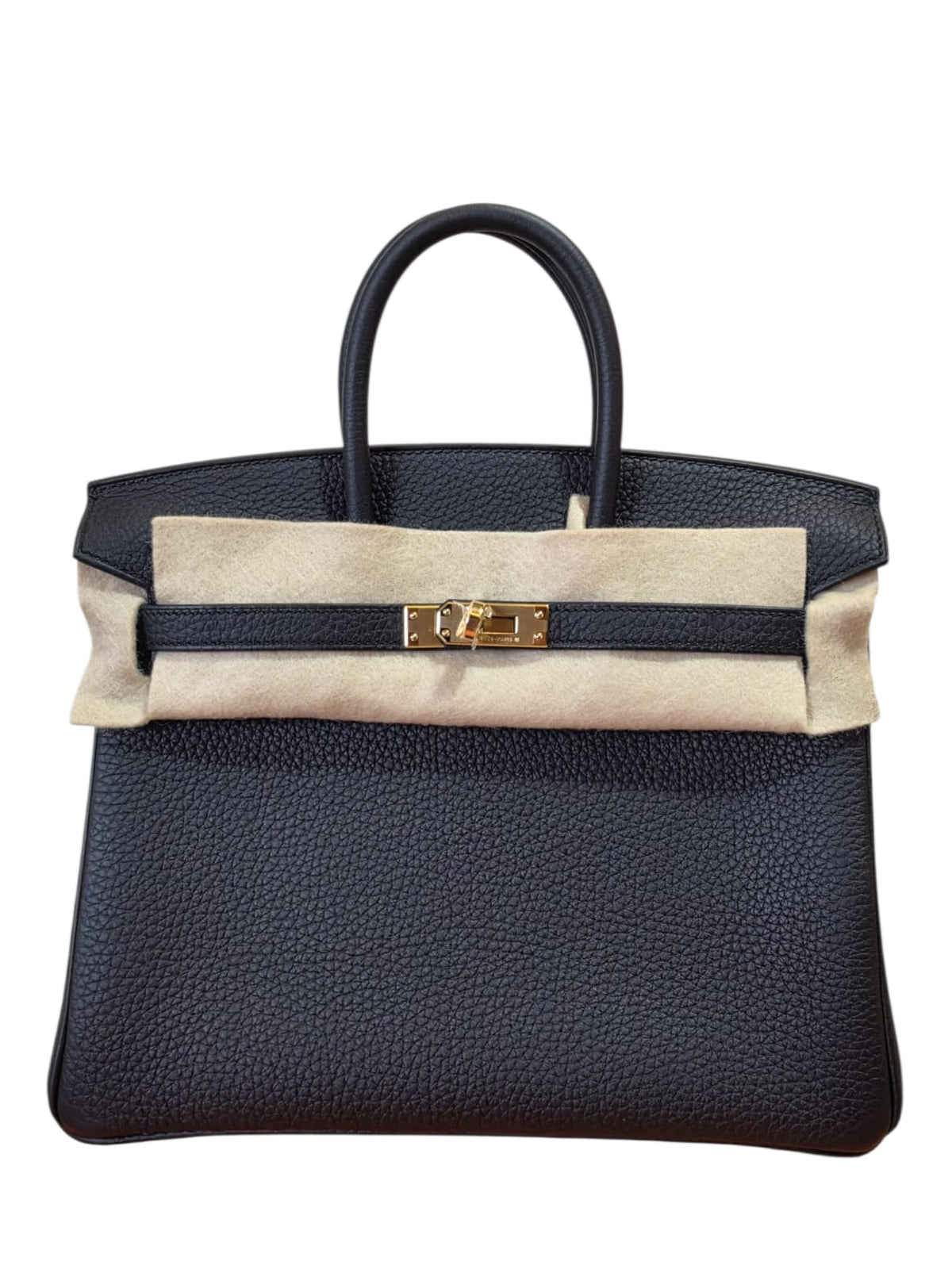 Hermes Birkin Retourne 25 Noir Togo GHW