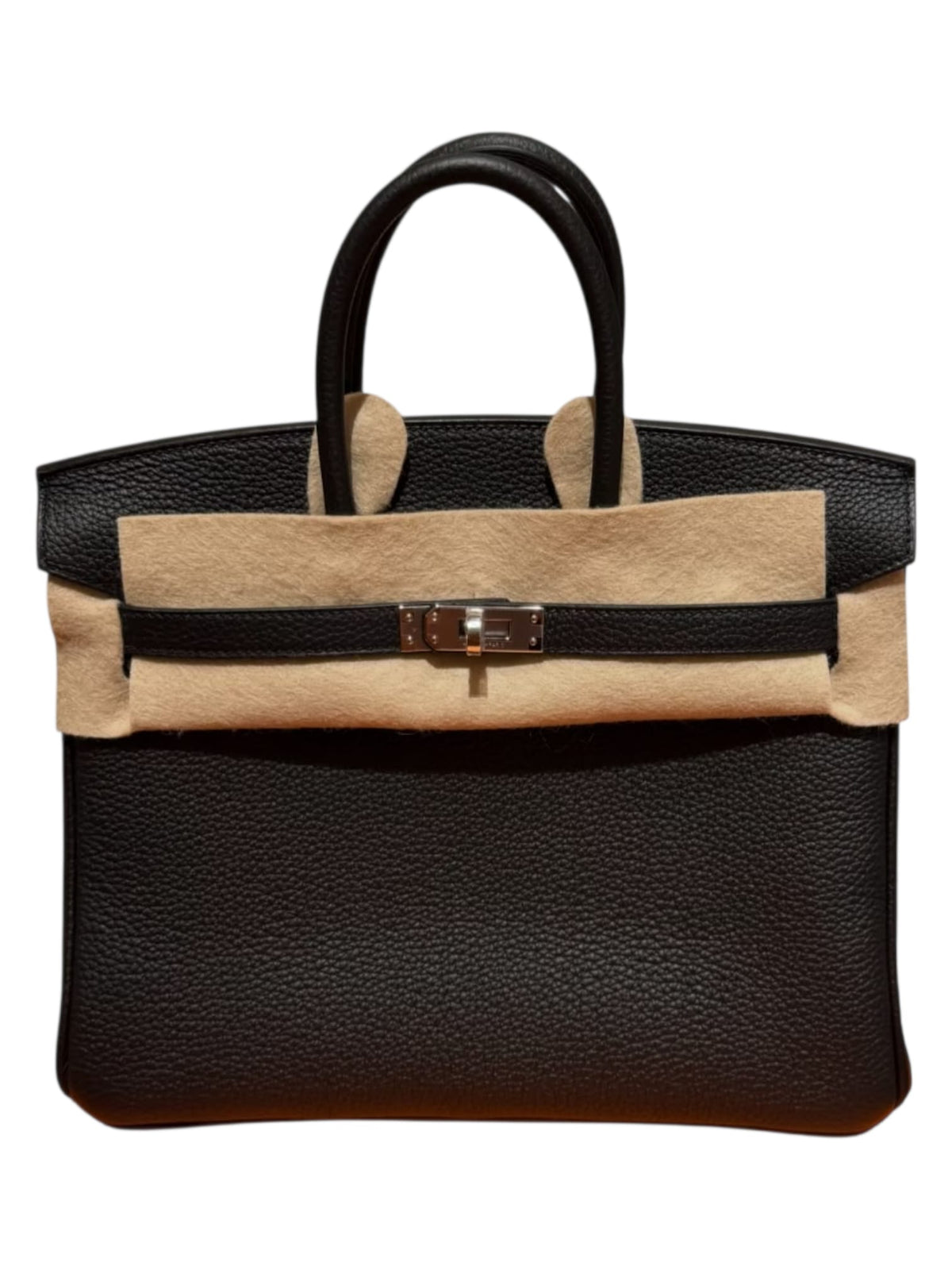 Hermes Birkin Retourne 25 Noir Togo PHW