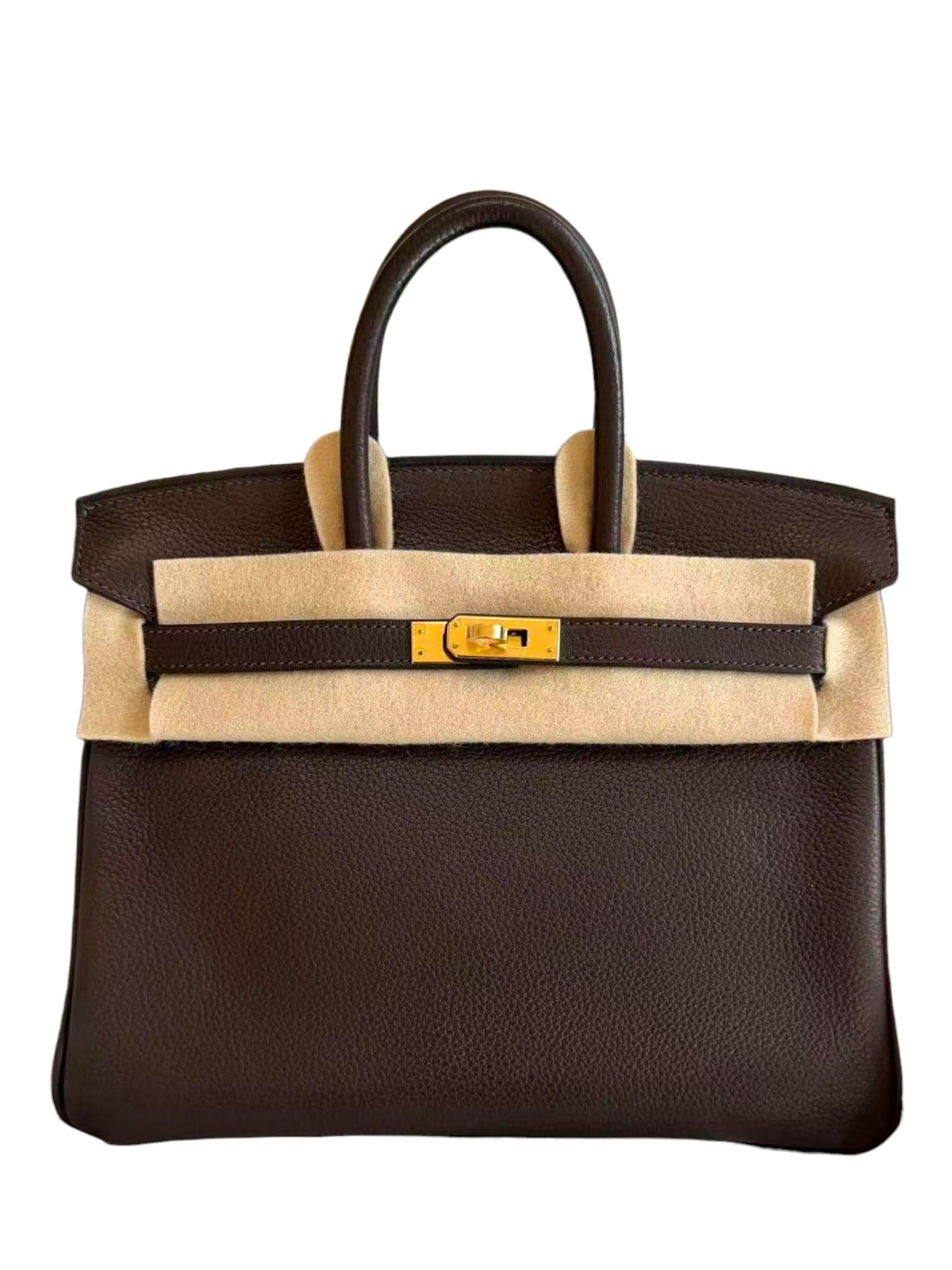 Hermes Birkin Retourne 25 Ebene Barenia GHW