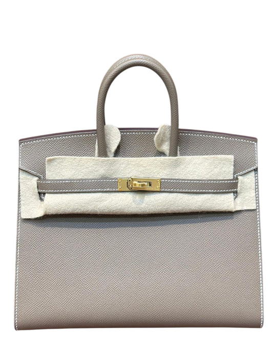 Hermes Birkin Sellier 25 Etoupe Epsom GHW