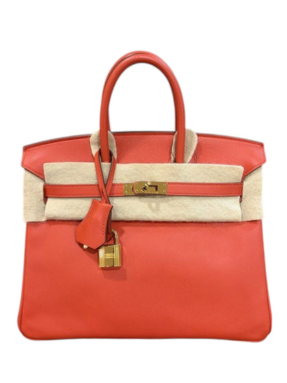 Hermes Birkin Retourne 25 Capucine Swift GHW
