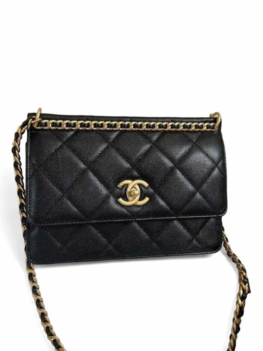 Chanel Flap Bag Black Caviar AGHW