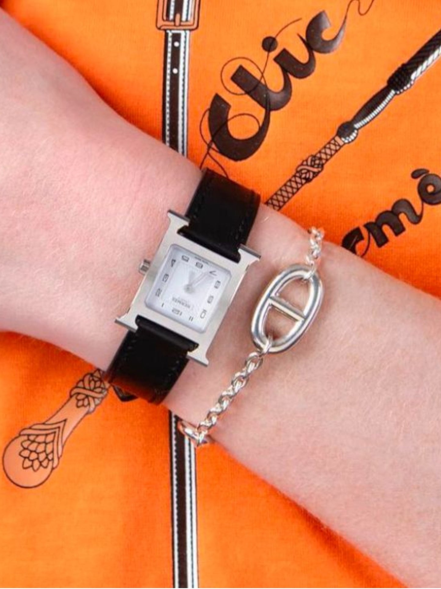 Hermes Heure H Watch Black PM PHW