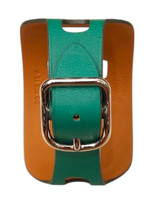 Hermes Bracelet Palanque Green PHW